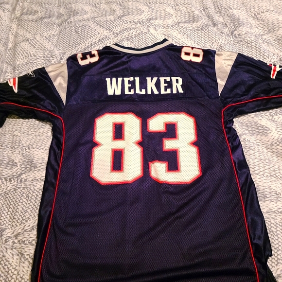 NEW ENGLAND PATRIOTS WES WELKEE JERSEY - Picture 1 of 6
